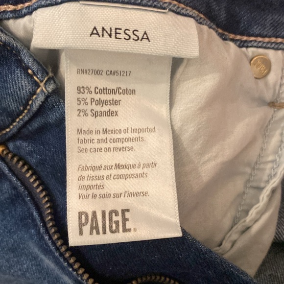 Paige Anessa jeans size 34 - Picture 3 of 5